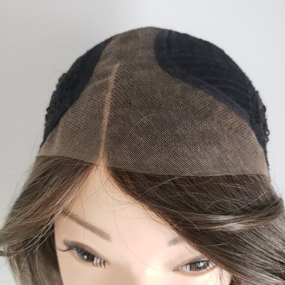 NEW Lyndon wig by Rene of Paris, Truffle Brown, lace fnt, mono part, romantic - Picture 9 of 13